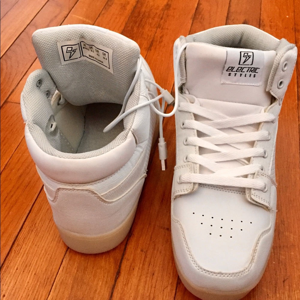 Men’s electric styles led shoes. 2 pairs $30 each